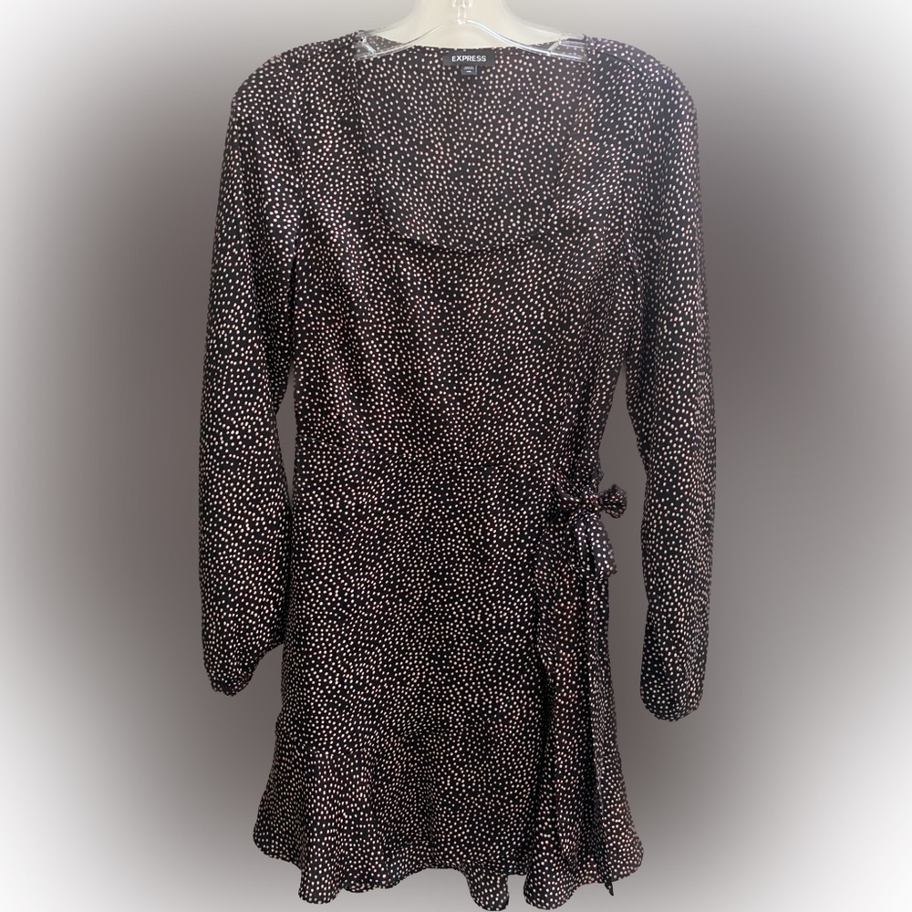 Flouncy Long sleeve mini dress NWOT